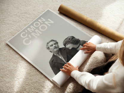 C’mon C’mon Minimalist Portrait Movie Poster