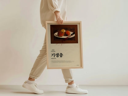 Parasite Movie Poster - Peach Variant