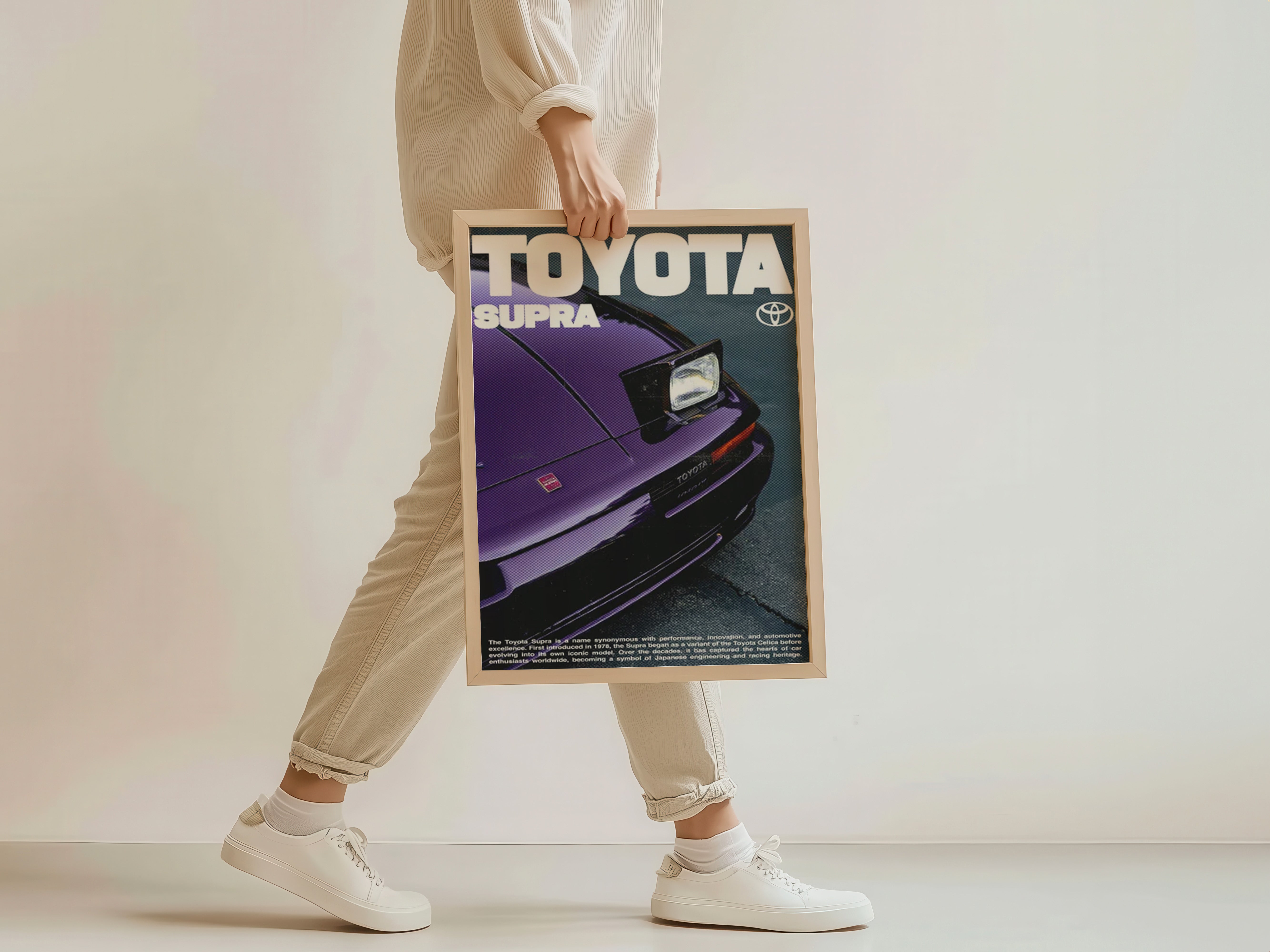 ポスター RT-72974 Purple Toyota Supra Pop-Up Headlight Poster – 24posters