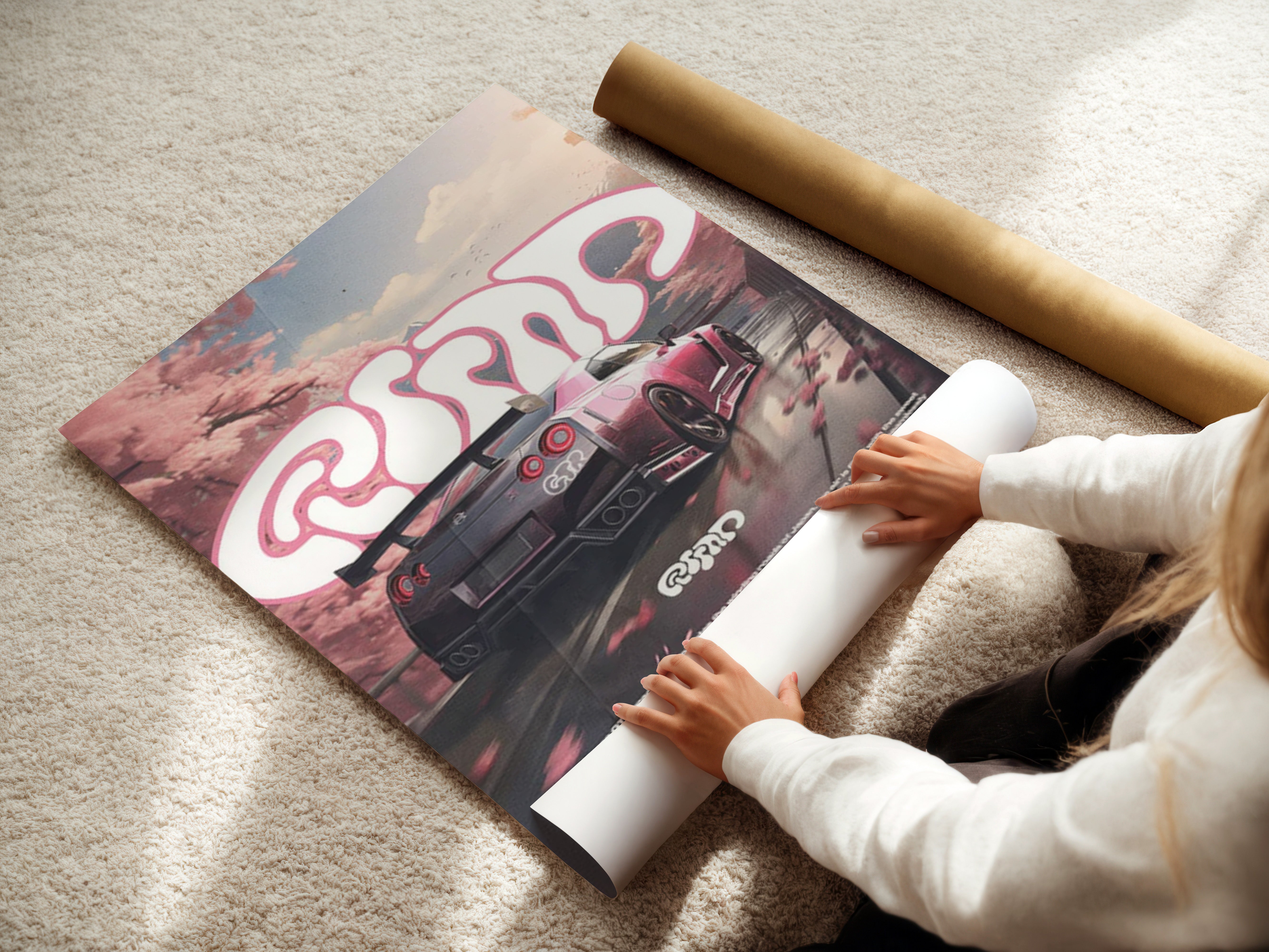 Nissan GTR - Pink