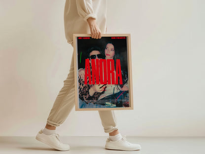 Anora 2024 Movie Poster - Mikey Madison Oscar Winner Art