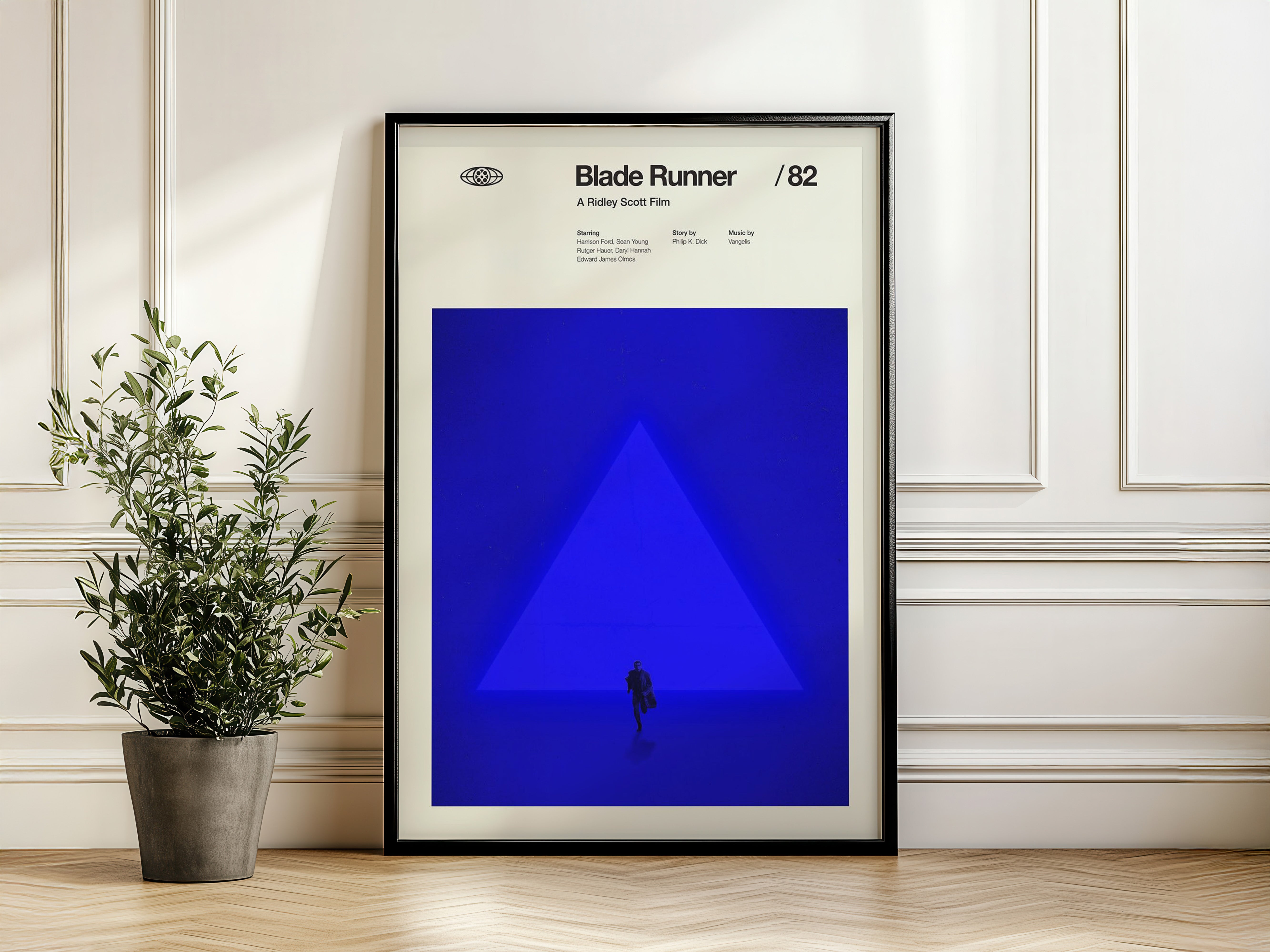 Blade Runner (1982) – Minimalist Sci-Fi Movie Poster