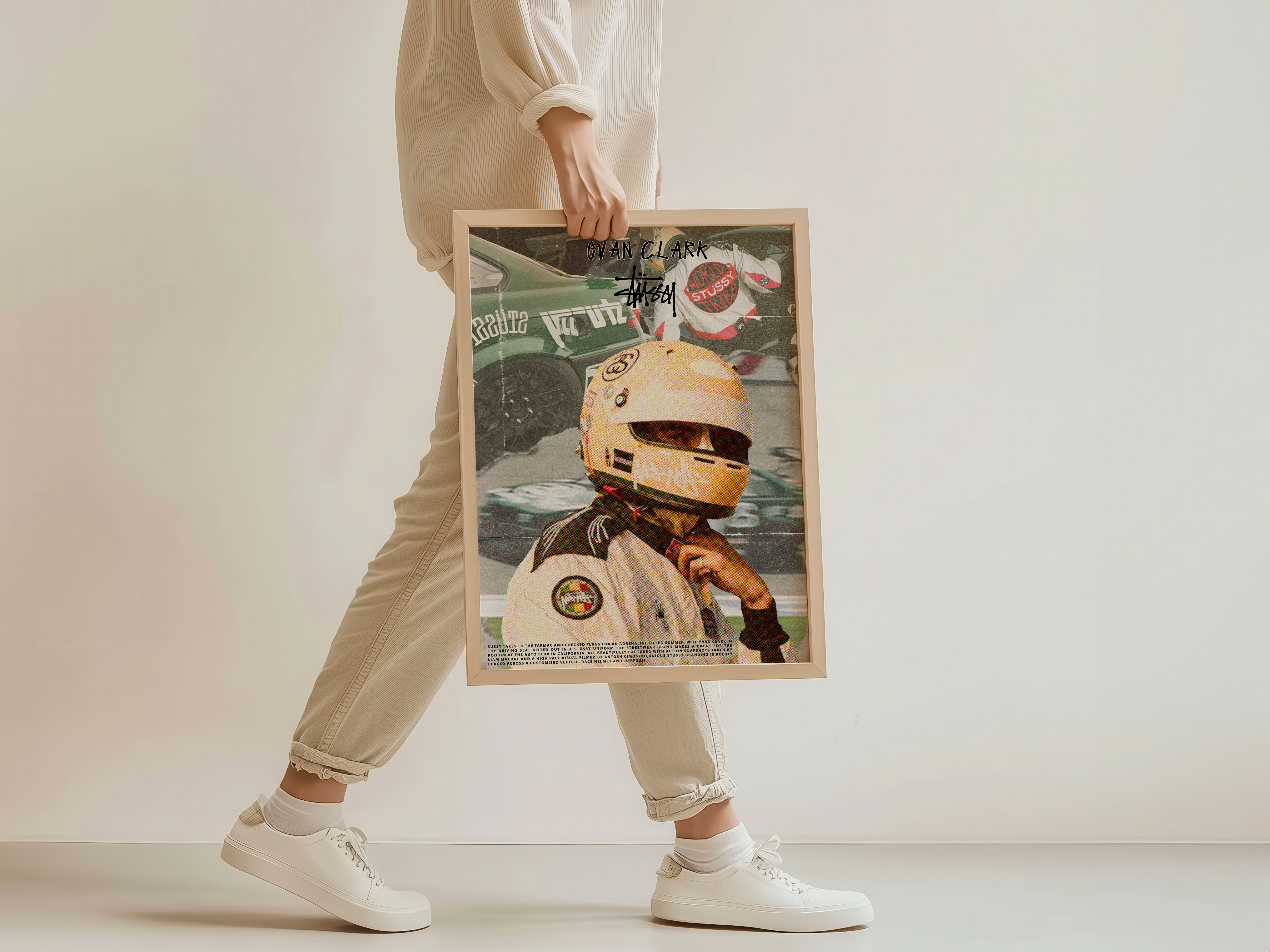 Evan Clark x Stussy Poster