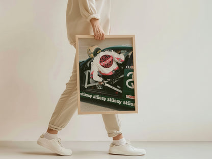 Evan Clark Stüssy Motorsport Poster