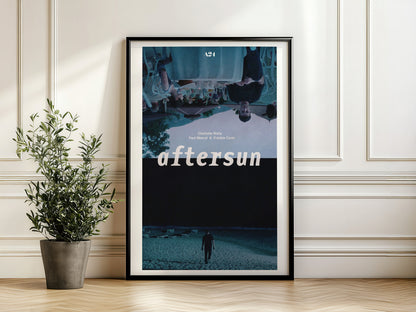 Aftersun Upside Down Resort Poster - A24 Indie Film Decor