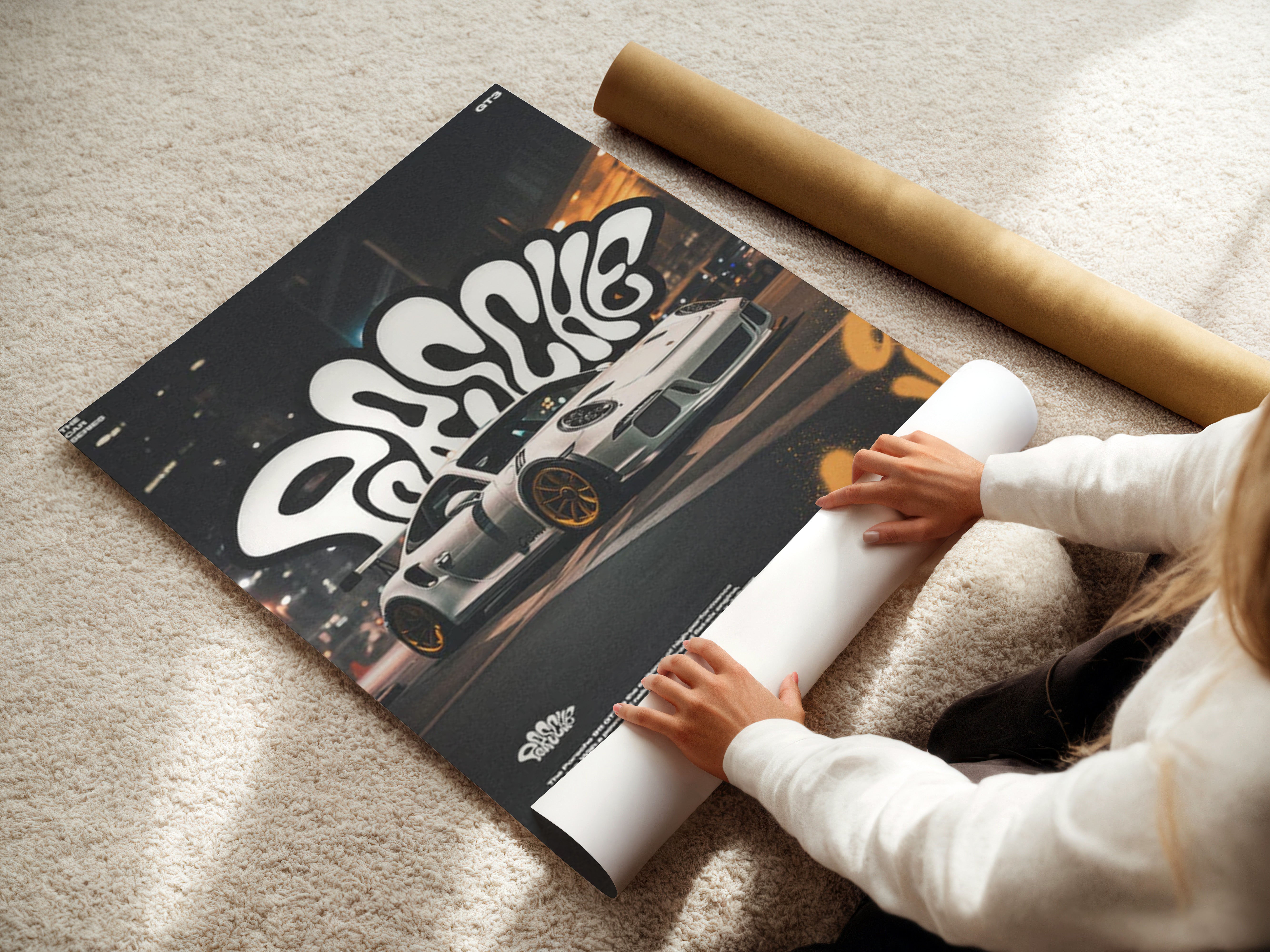 Porsche - Street White