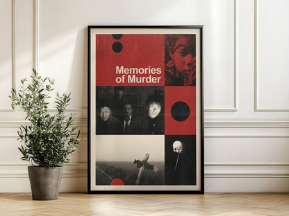 Memories of Murder Movie Poster | Bong Joon Ho Korean Crime Thriller Art Print