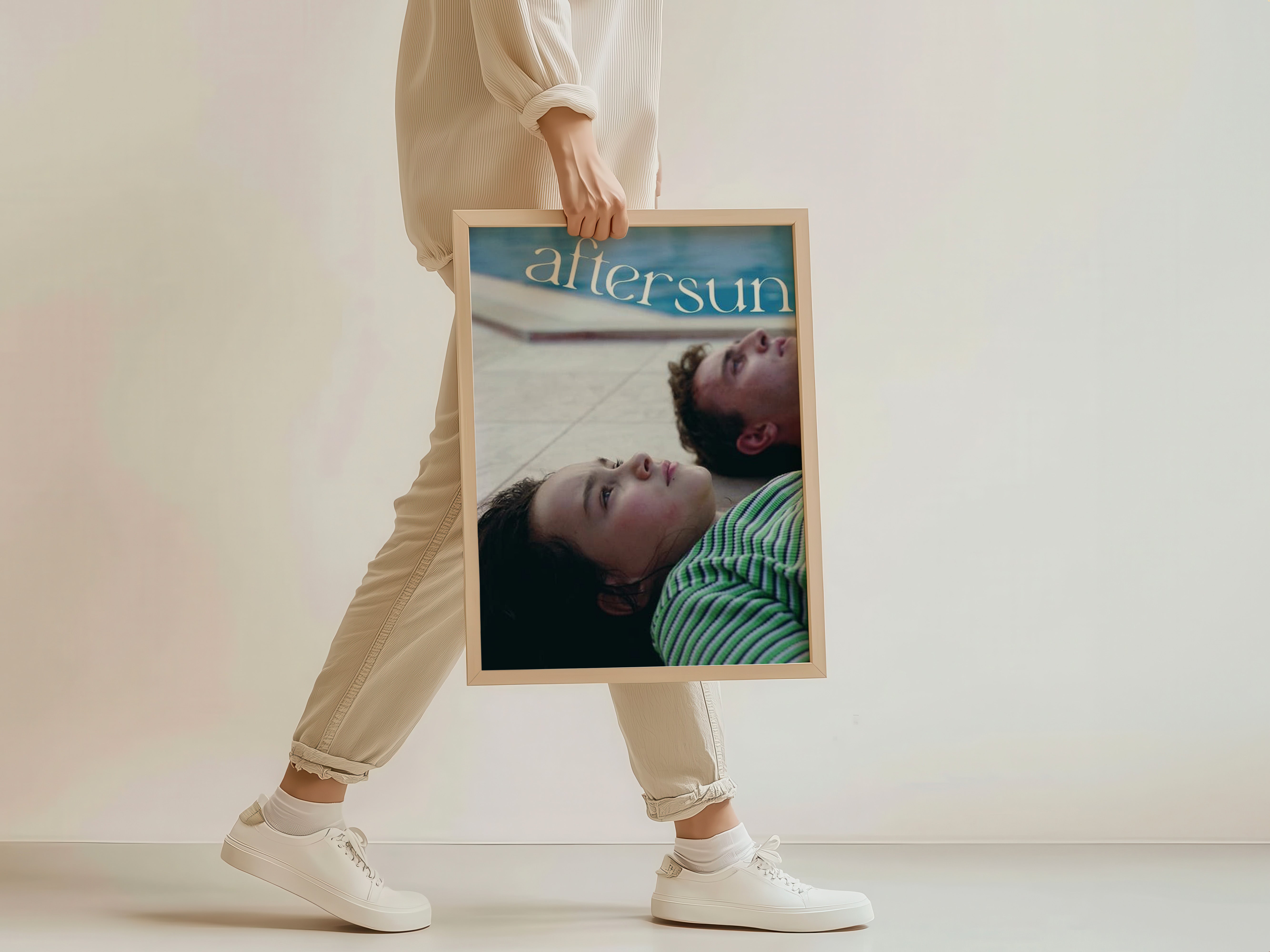 Aftersun Movie Poster | Paul Mescal Poolside Indie Art