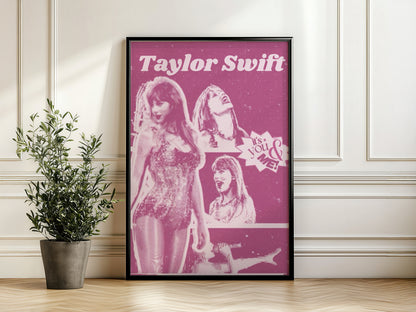 Taylor Swift Pop Art Poster