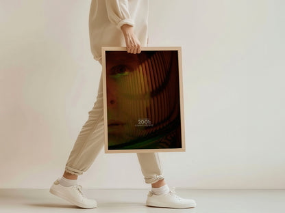 2001: A Space Odyssey Poster | Stanley Kubrick Glitch Art Print