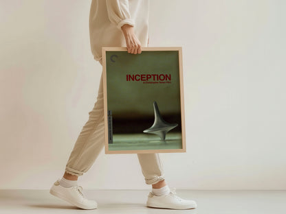 Inception (2010) - Minimalist Sci-Fi Wall Art