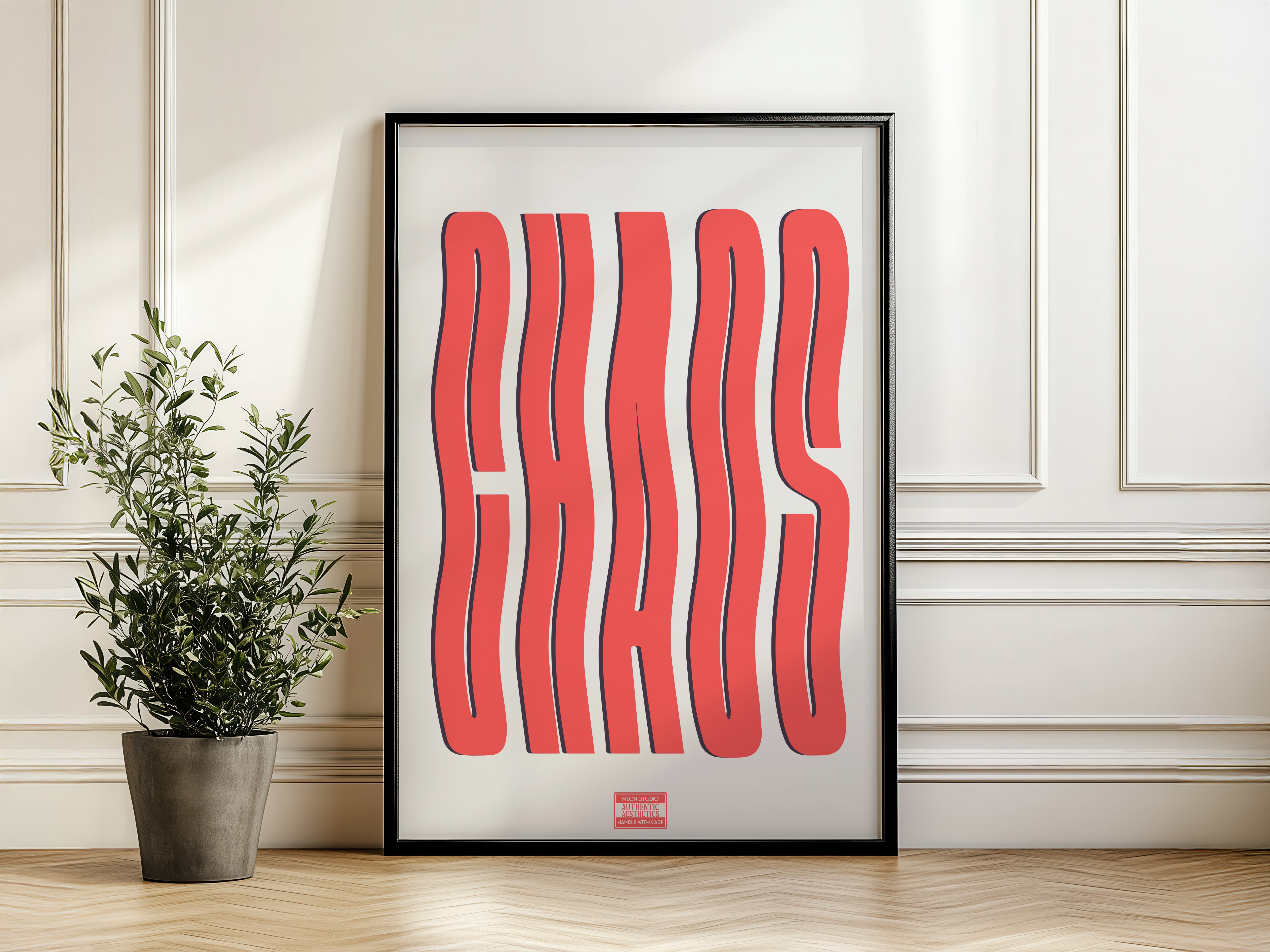 CHAOS Typography Poster