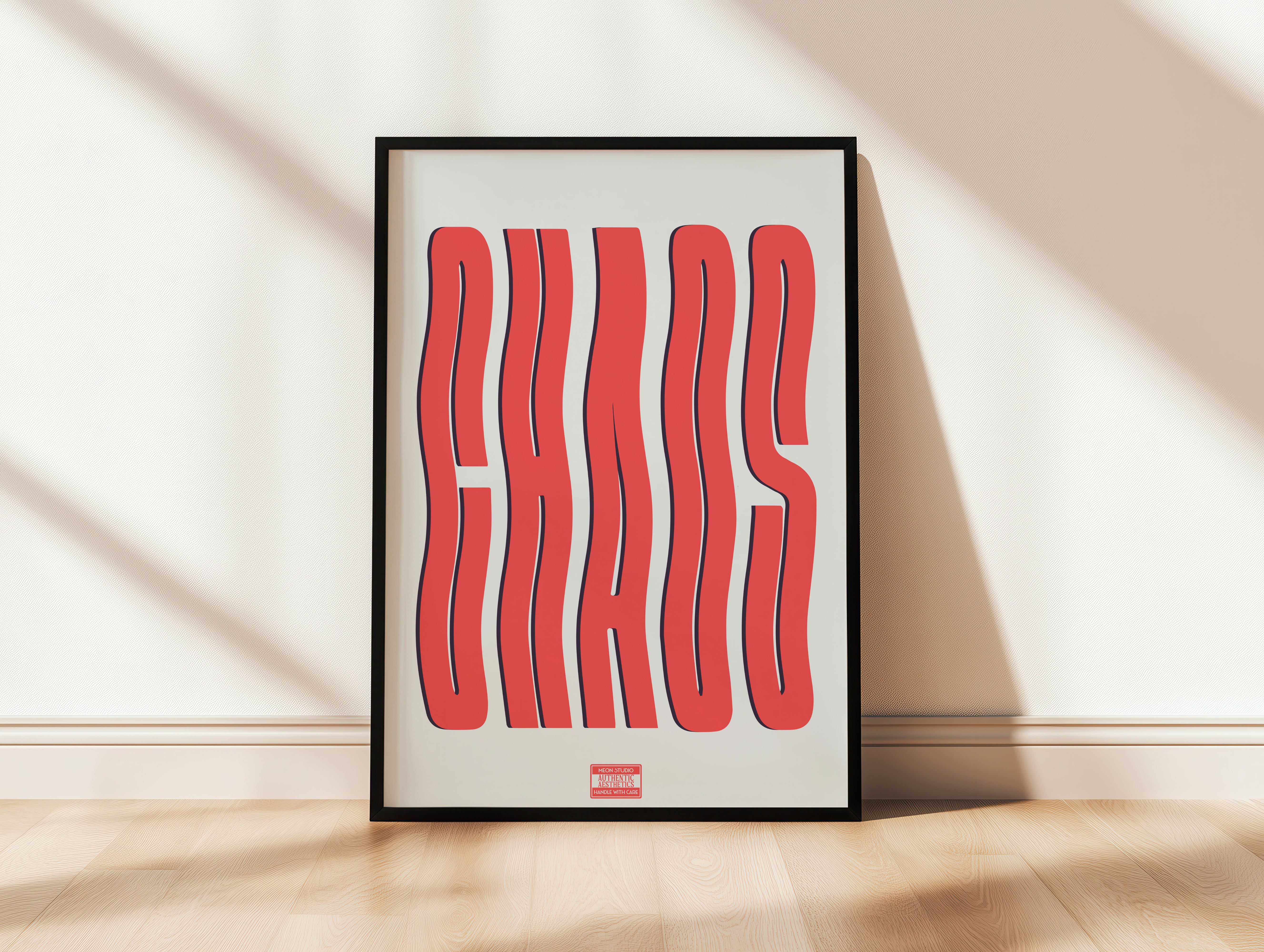 CHAOS Typography Poster