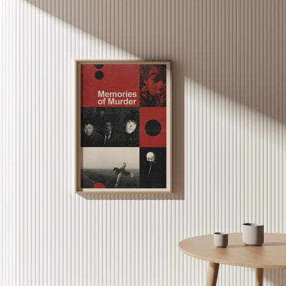 Memories of Murder Movie Poster | Bong Joon Ho Korean Crime Thriller Art Print