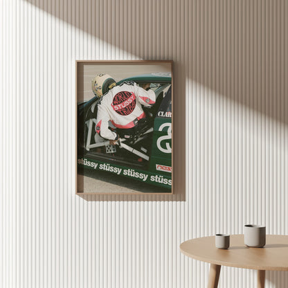 Evan Clark Stüssy Motorsport Poster