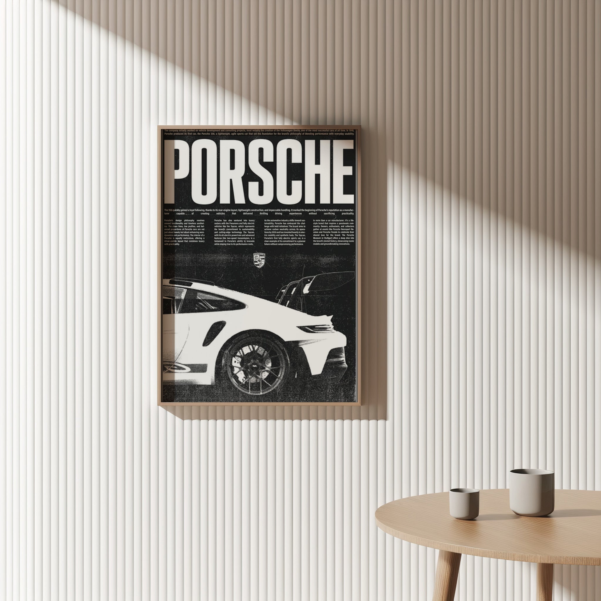 Vintage Race Car Poster - Grunge Motorsport Art