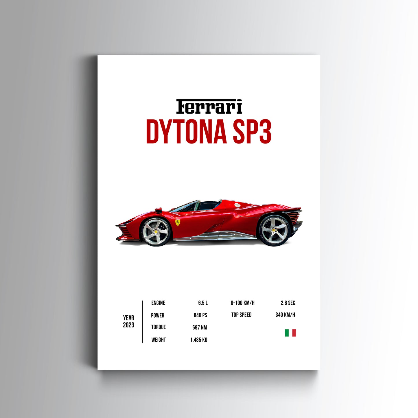 Ferrari Dytona SP3 Poster