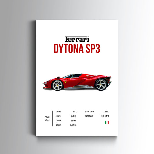 Ferrari Dytona SP3 Poster