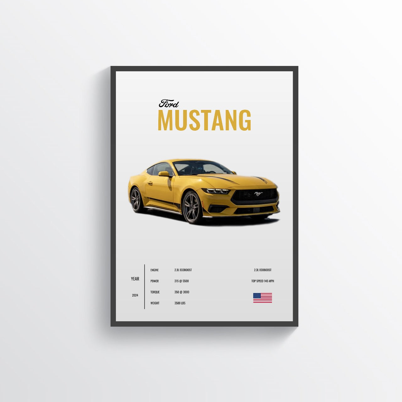Ford Mustang Poster