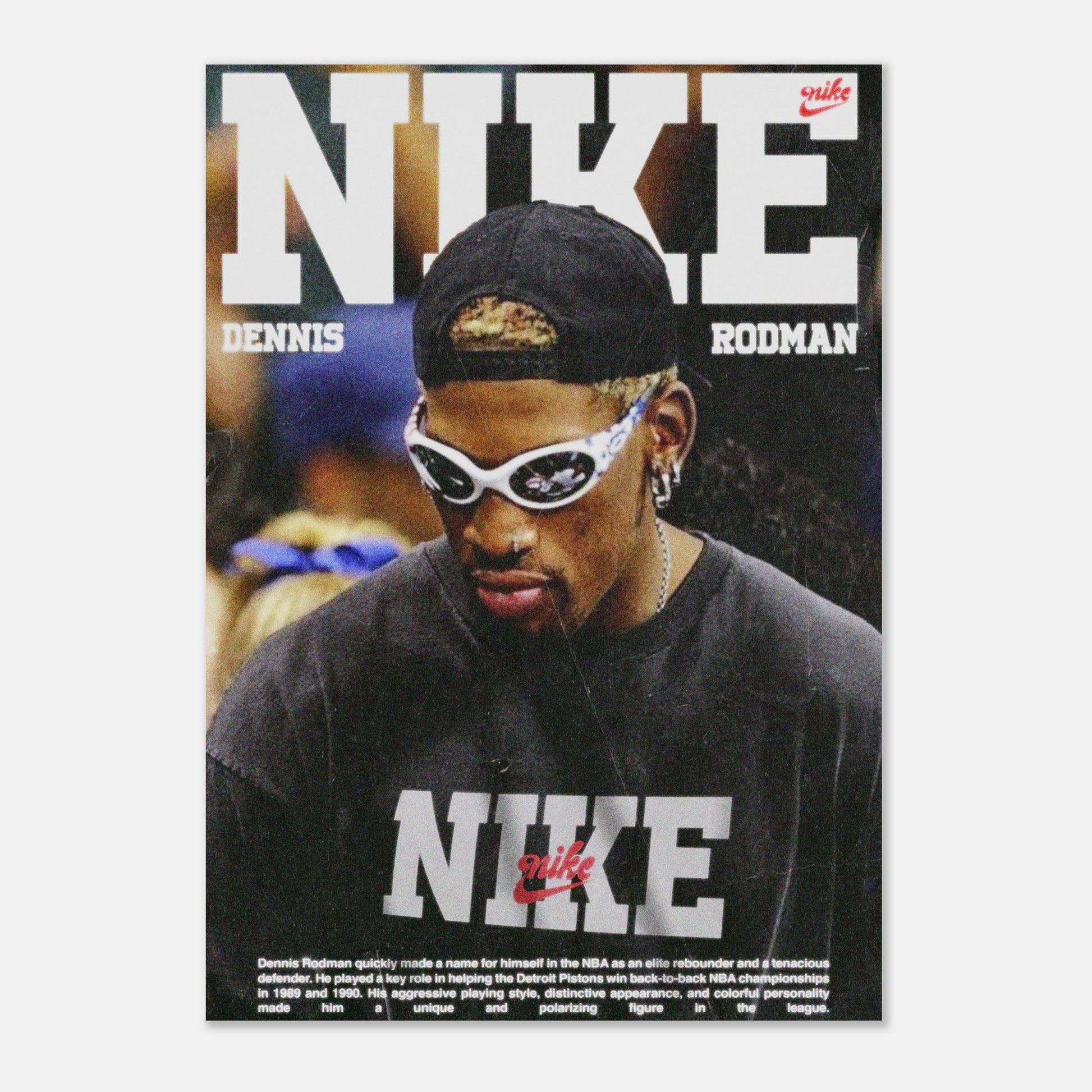 Nike x Rodman Poster