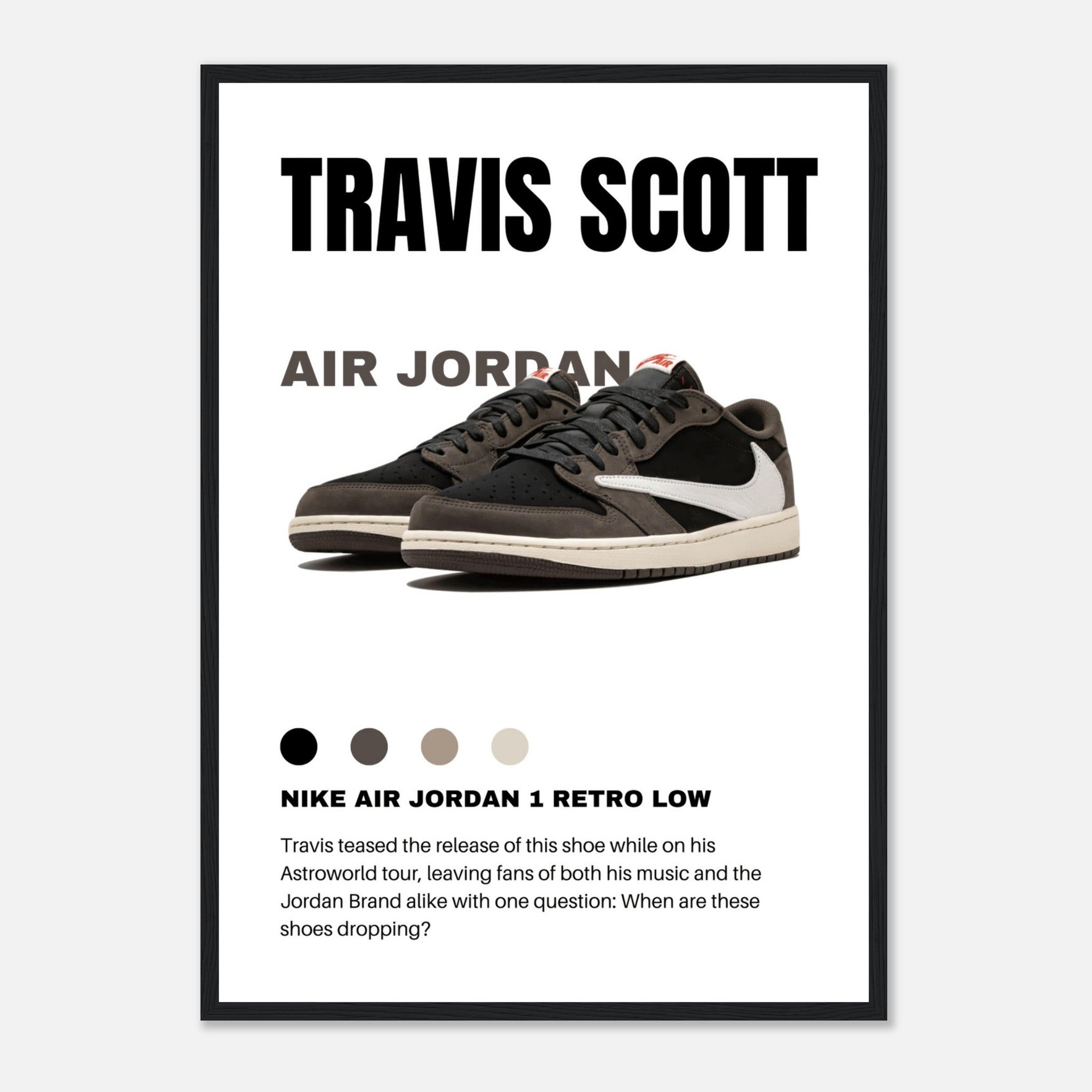 Air Jordan - Travis Scott Poster