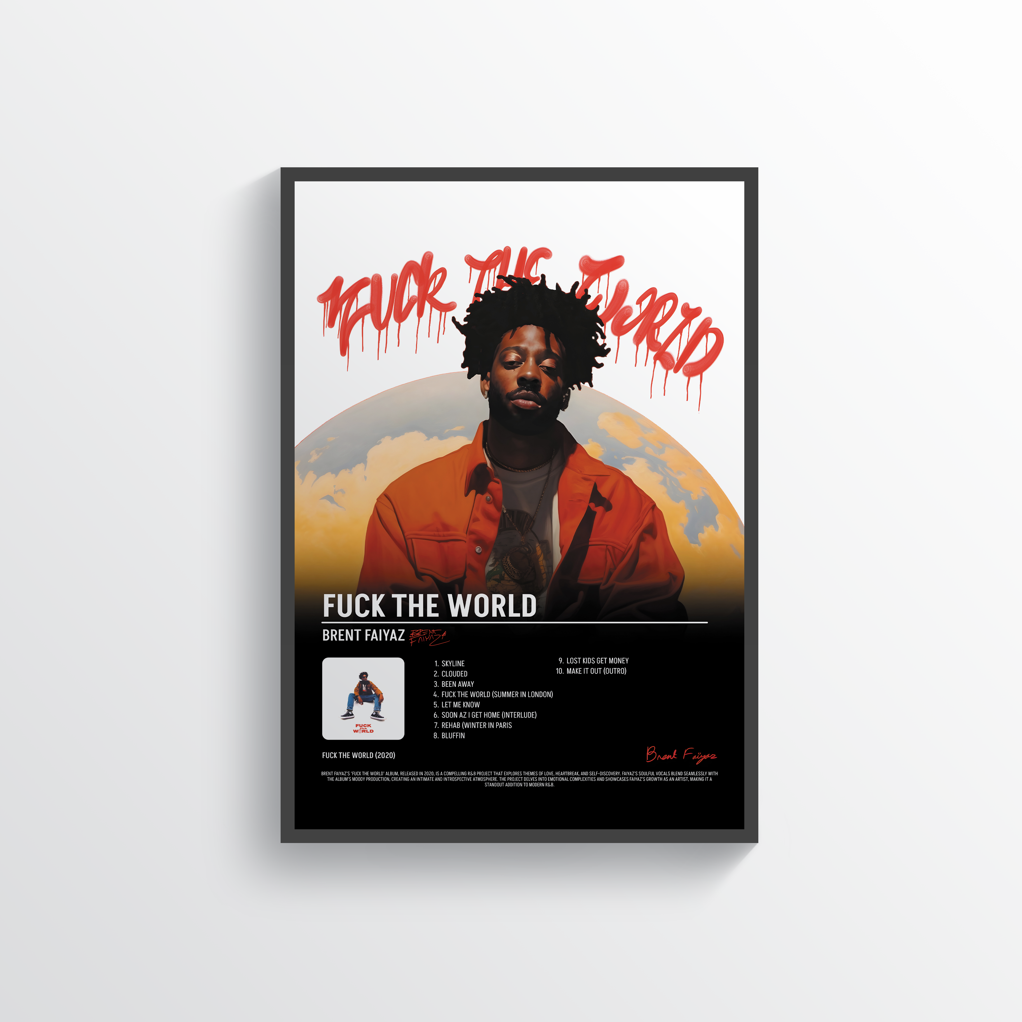 Brent Faiyaz Poster