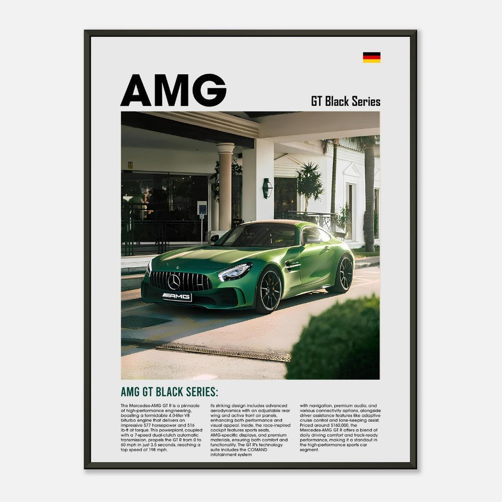 Mercedes AMG GTR Poster