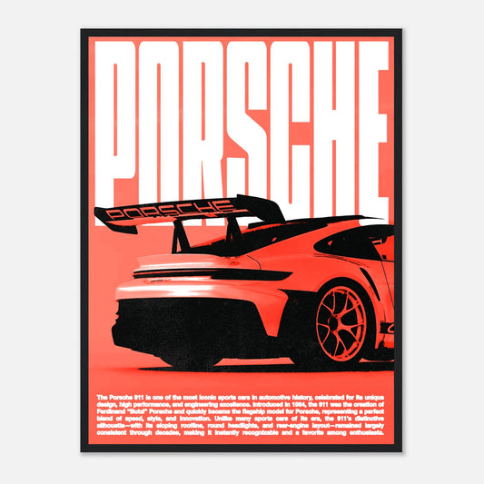 Porsche - Pink Poster