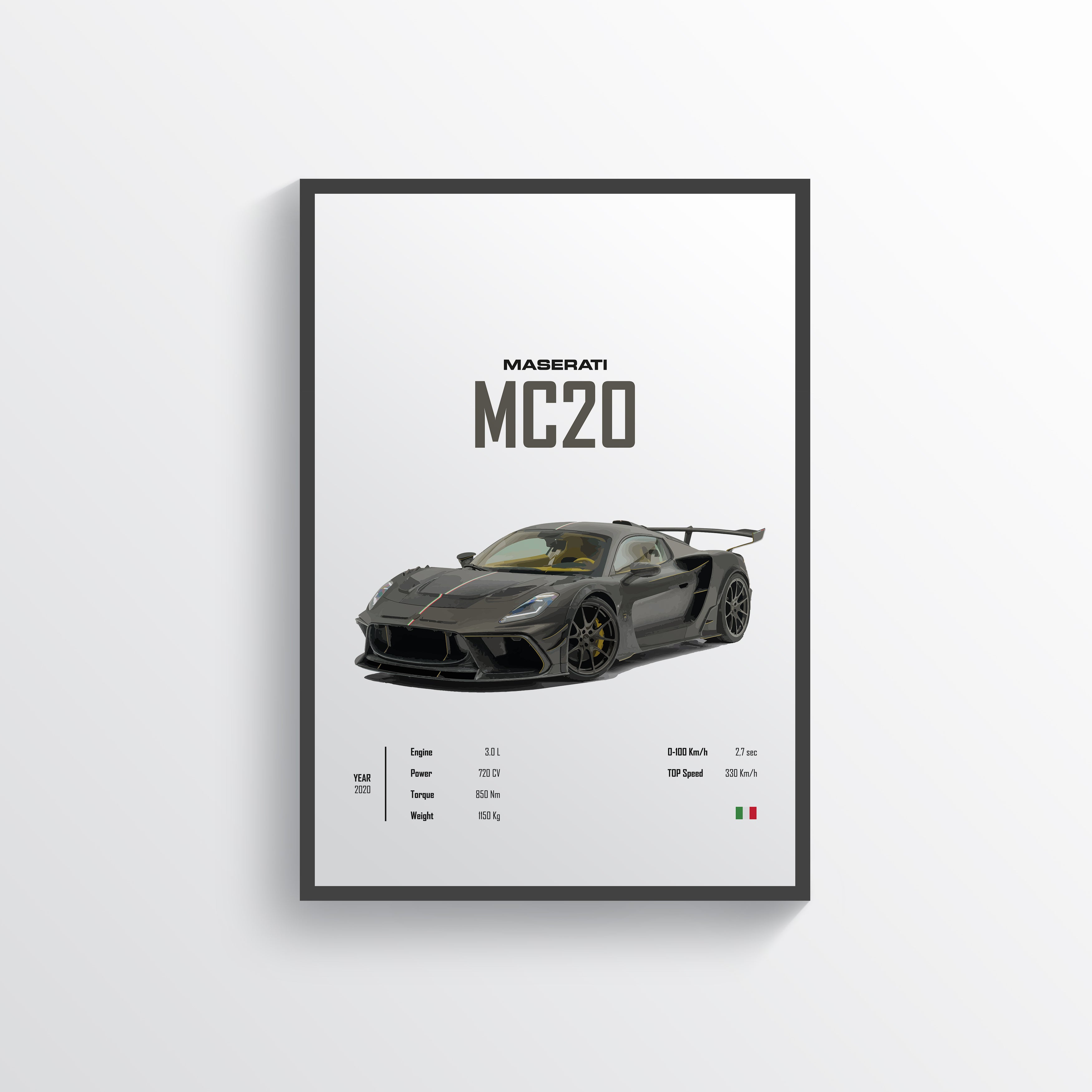 Maserati MC20 Poster