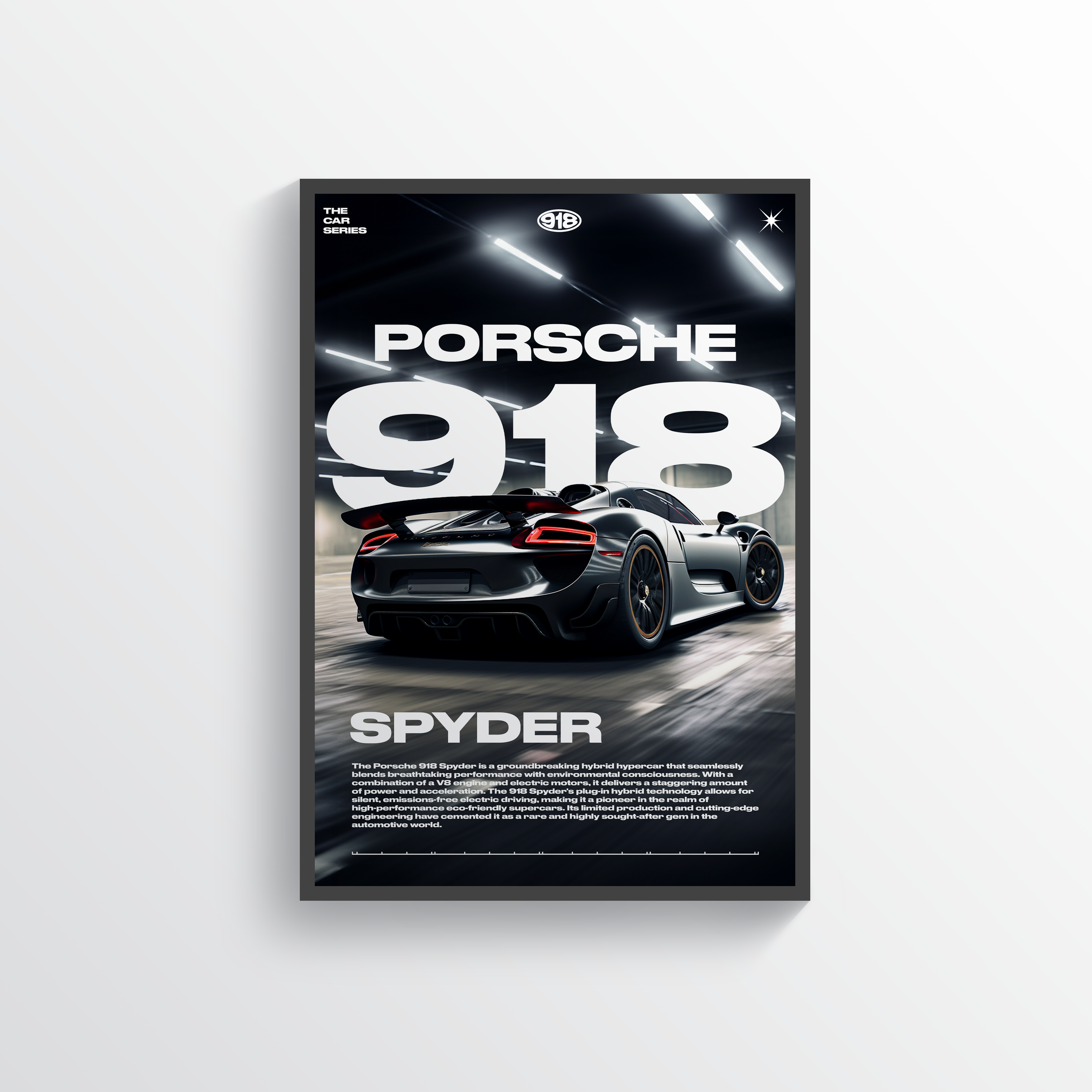 Porsche 918 Poster