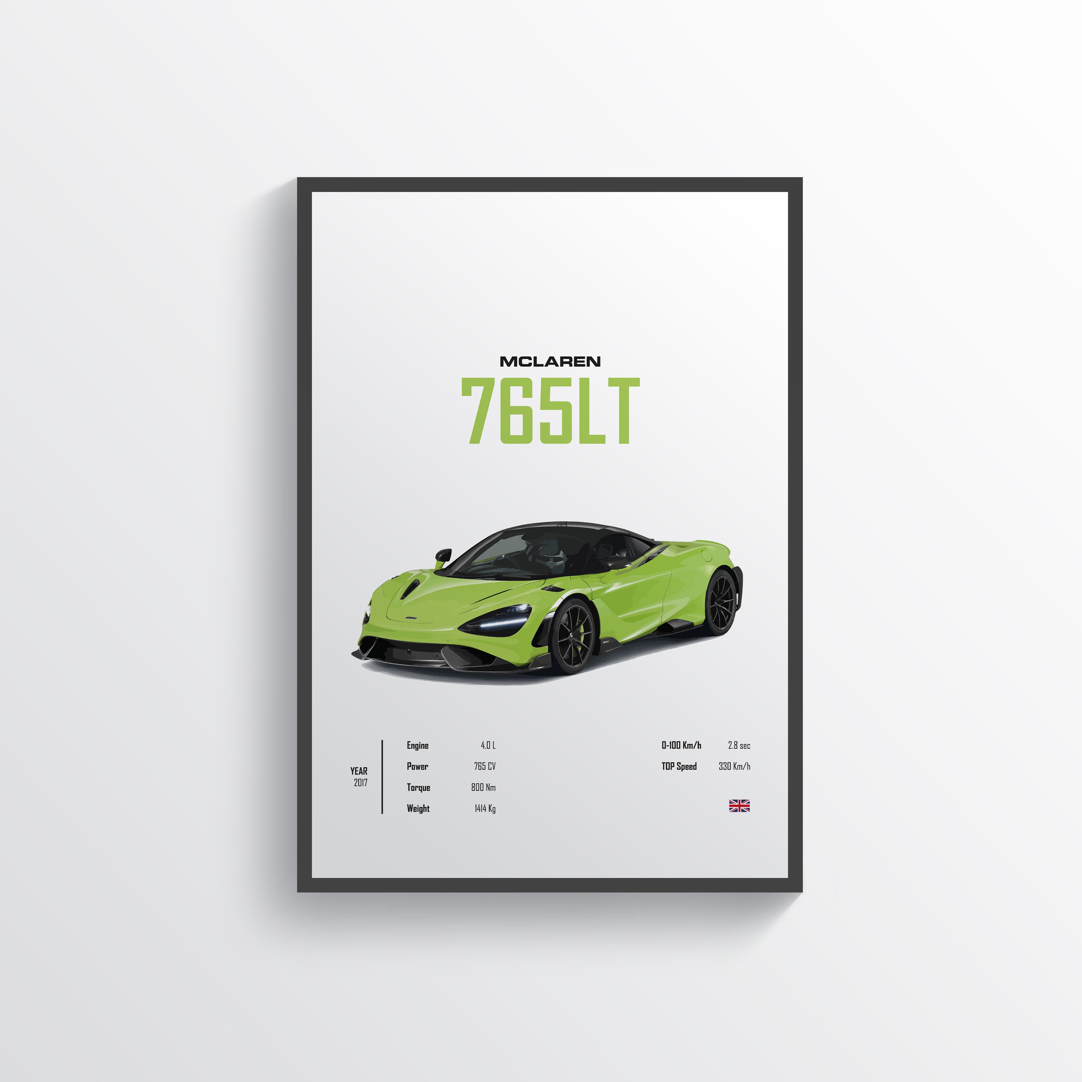 McLaren 765LT Poster