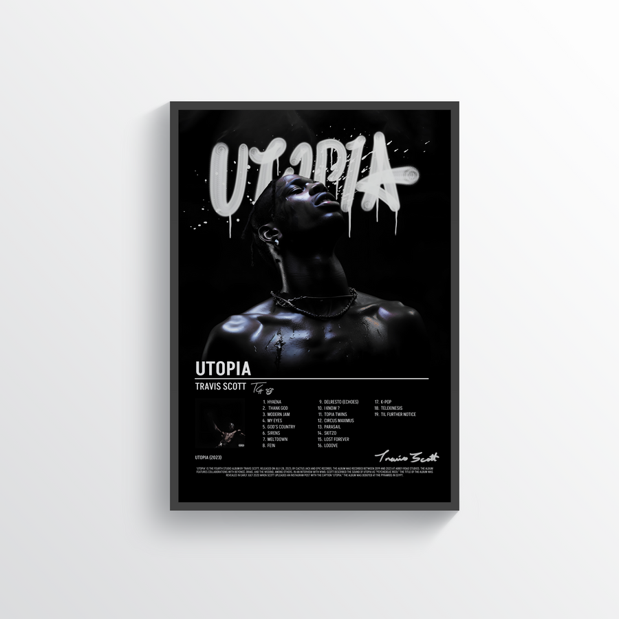 Travis Scott - Utopia Poster