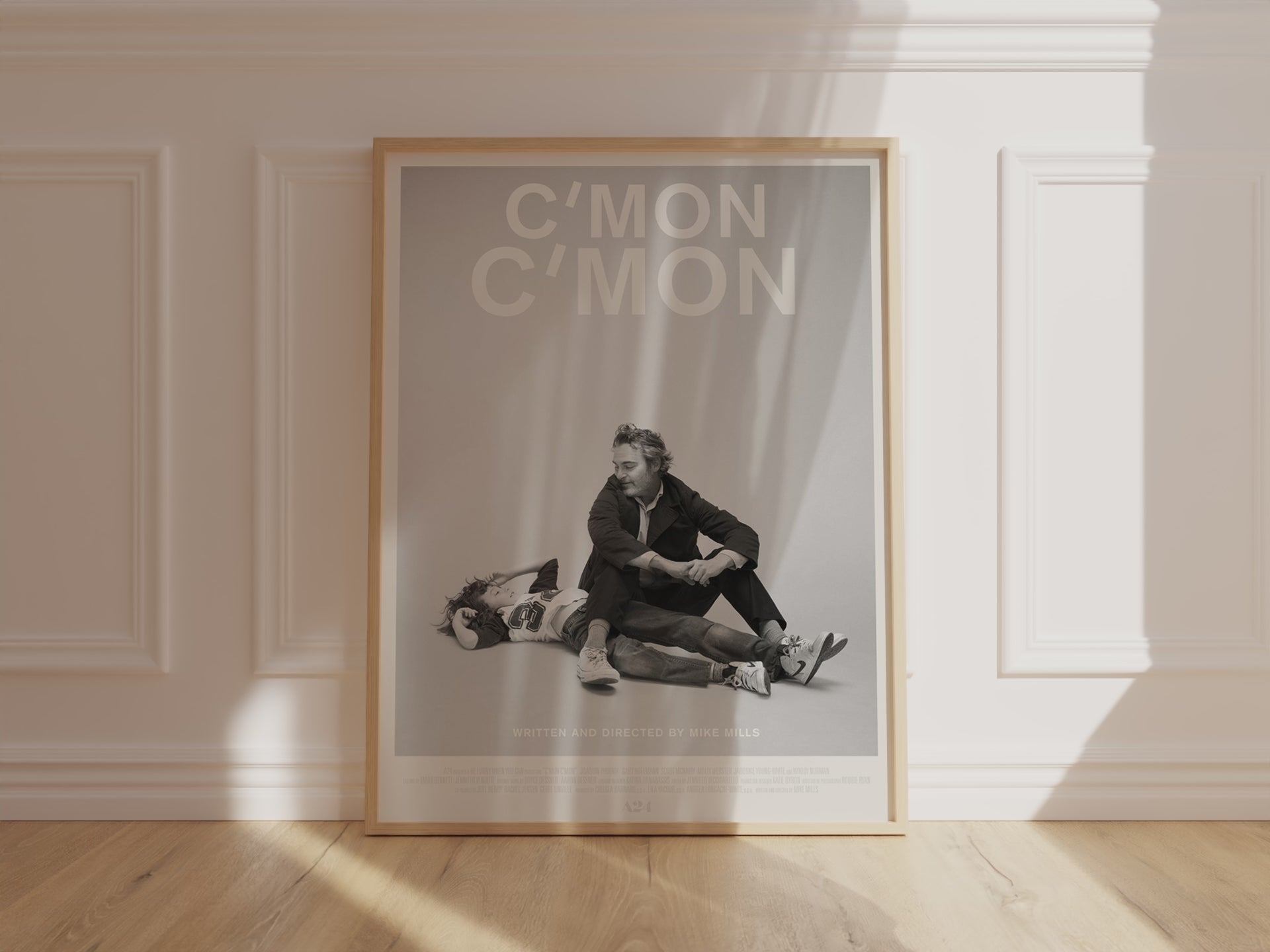 C’mon C’mon White Minimalist Poster