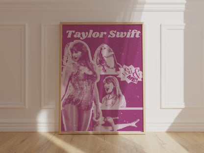 Taylor Swift Pop Art Poster