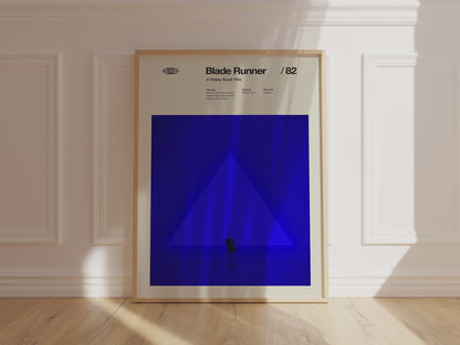 Blade Runner (1982) – Minimalist Sci-Fi Movie Poster