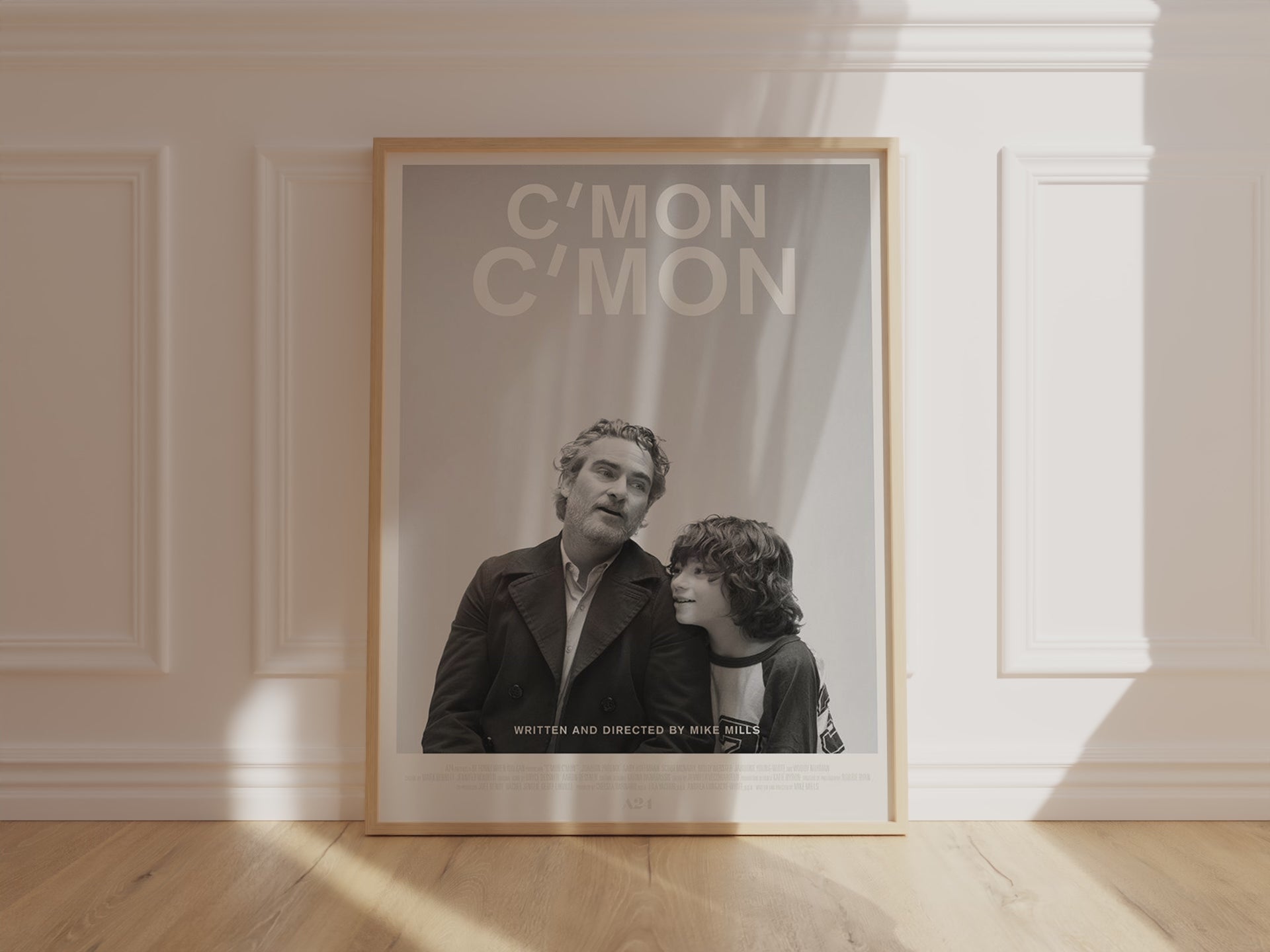 C’mon C’mon Minimalist Portrait Movie Poster
