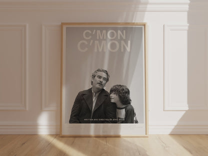 C’mon C’mon Minimalist Portrait Movie Poster