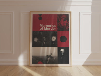 Memories of Murder Movie Poster | Bong Joon Ho Korean Crime Thriller Art Print