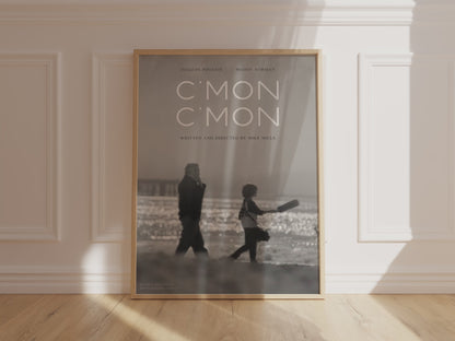 C’mon C’mon Movie Poster - Joaquin Phoenix Beach Walk Art
