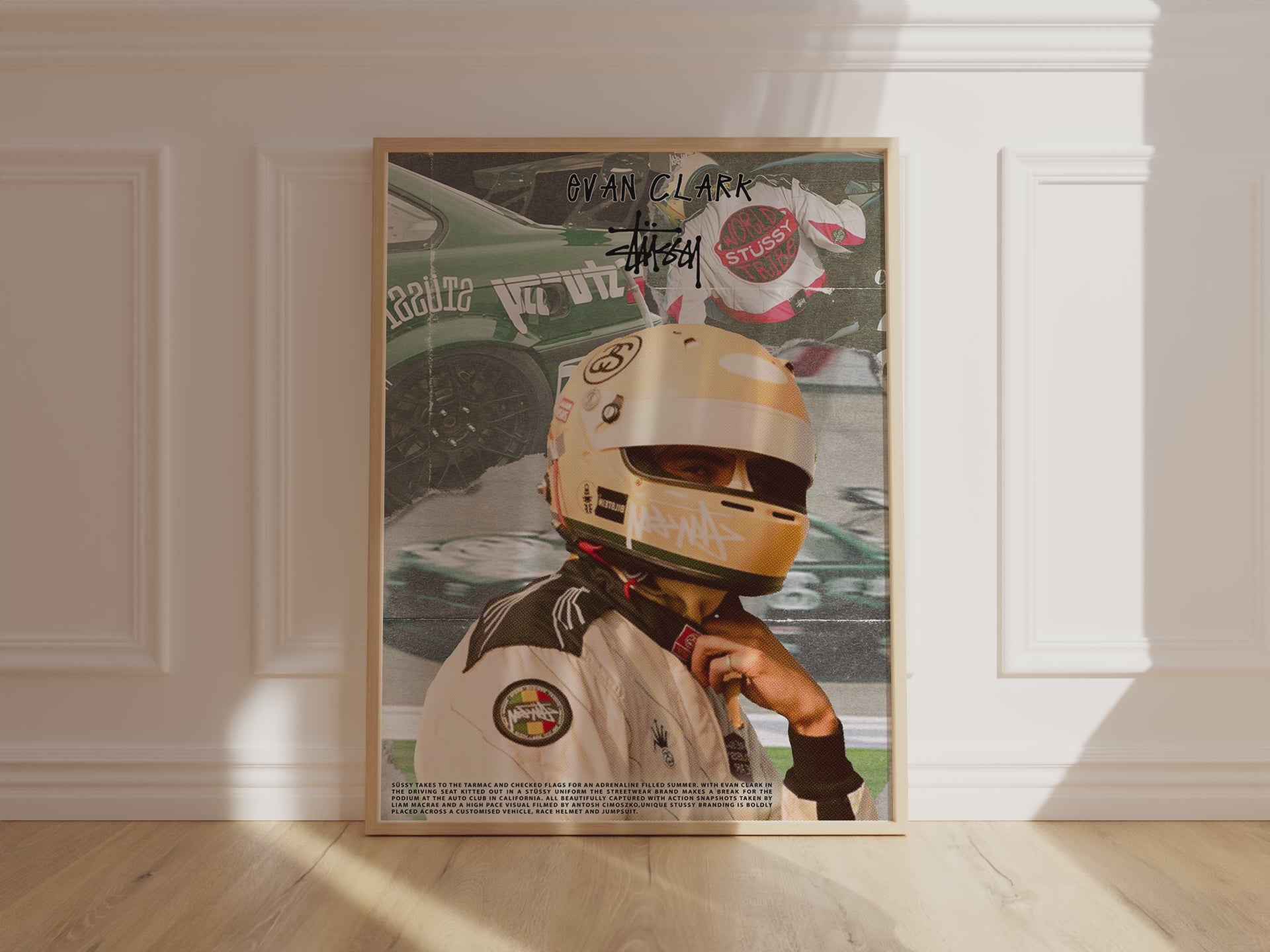 Evan Clark x Stussy Poster