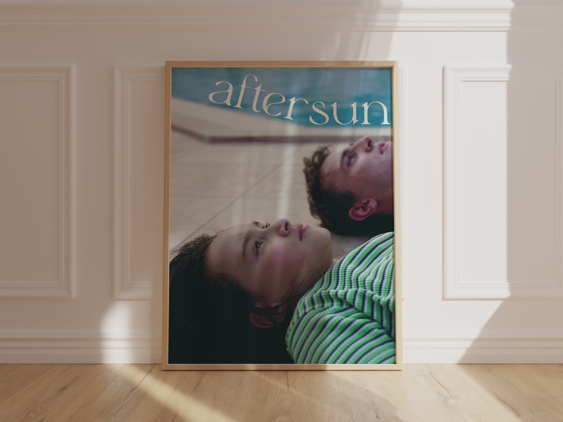 Aftersun Movie Poster | Paul Mescal Poolside Indie Art