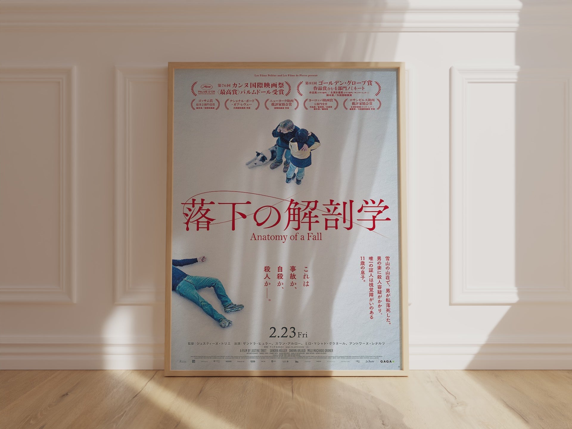 Anatomy of a Fall Japanese Poster | Palme d'Or Film Art