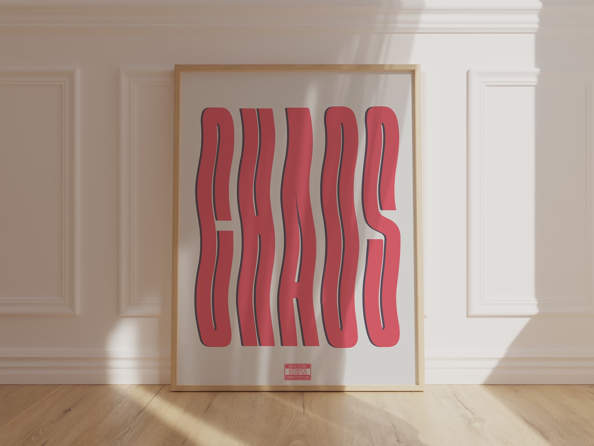 CHAOS Typography Poster