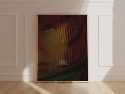 2001: A Space Odyssey Poster | Stanley Kubrick Glitch Art Print