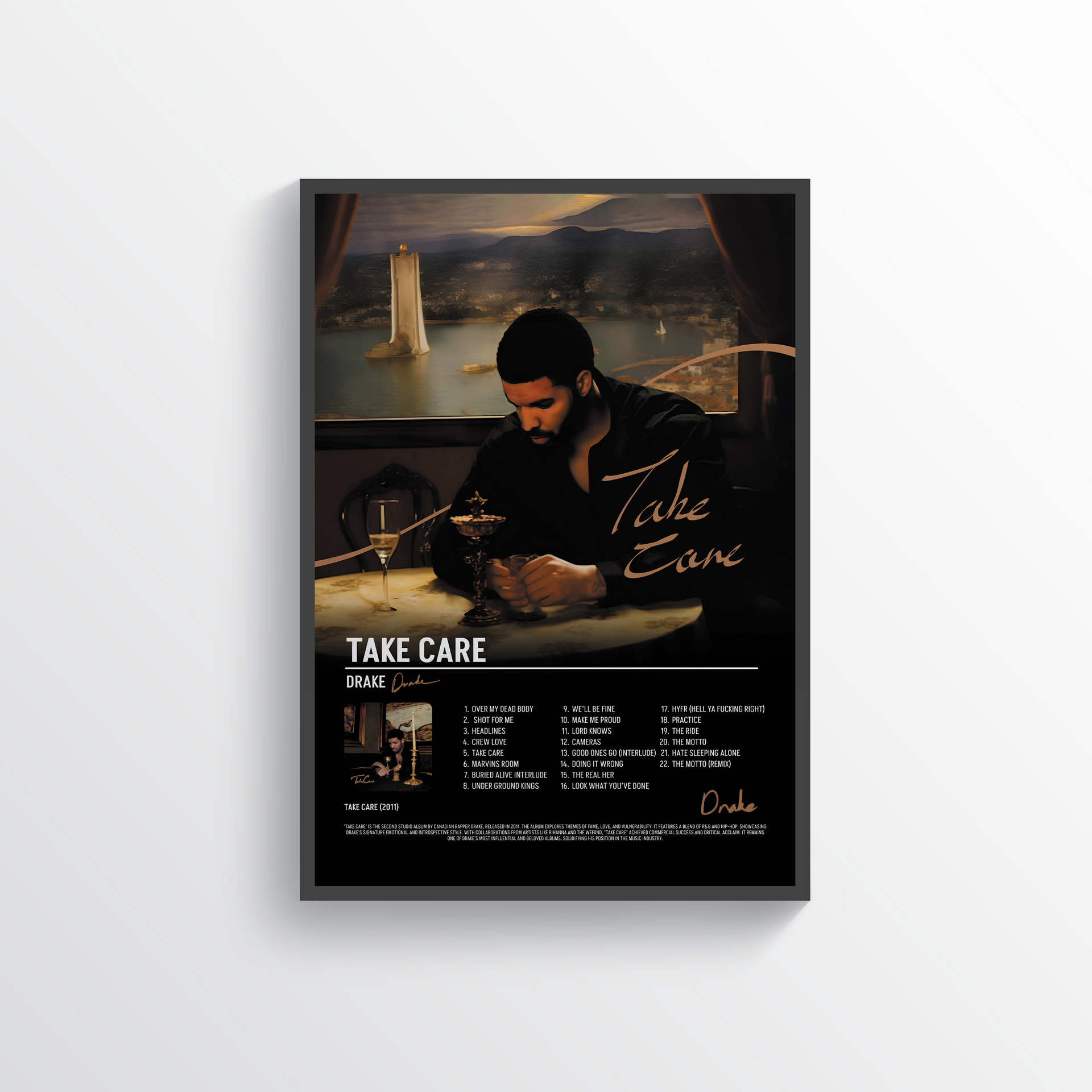 Drake Views Poster - Iconic Music Art for Your Room - 24posters