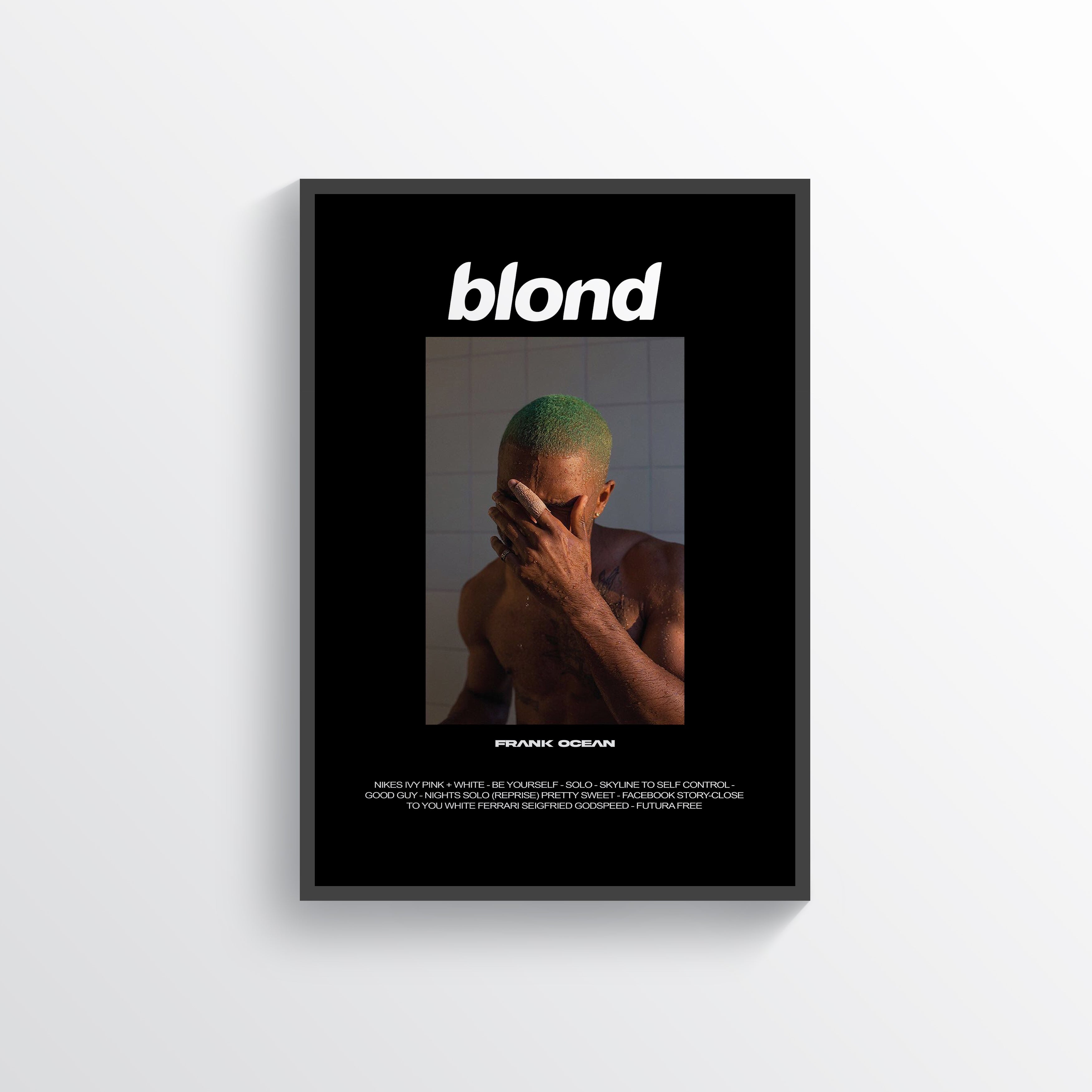 レア】 Frank Ocean Blond ポスター-